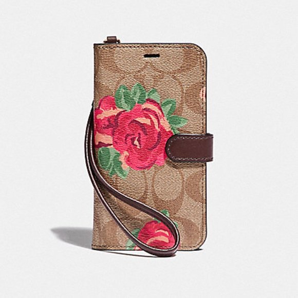 COPY - New Coach Phone Cell Phone iPhone X XS Case Wallet - Picture 1 of 4